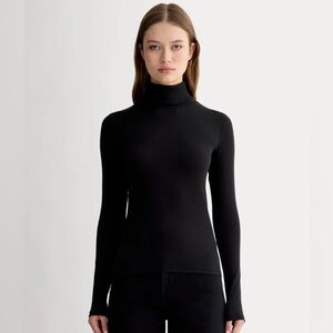 EVERLANE THE LUXE RIB TURTLENECK XS